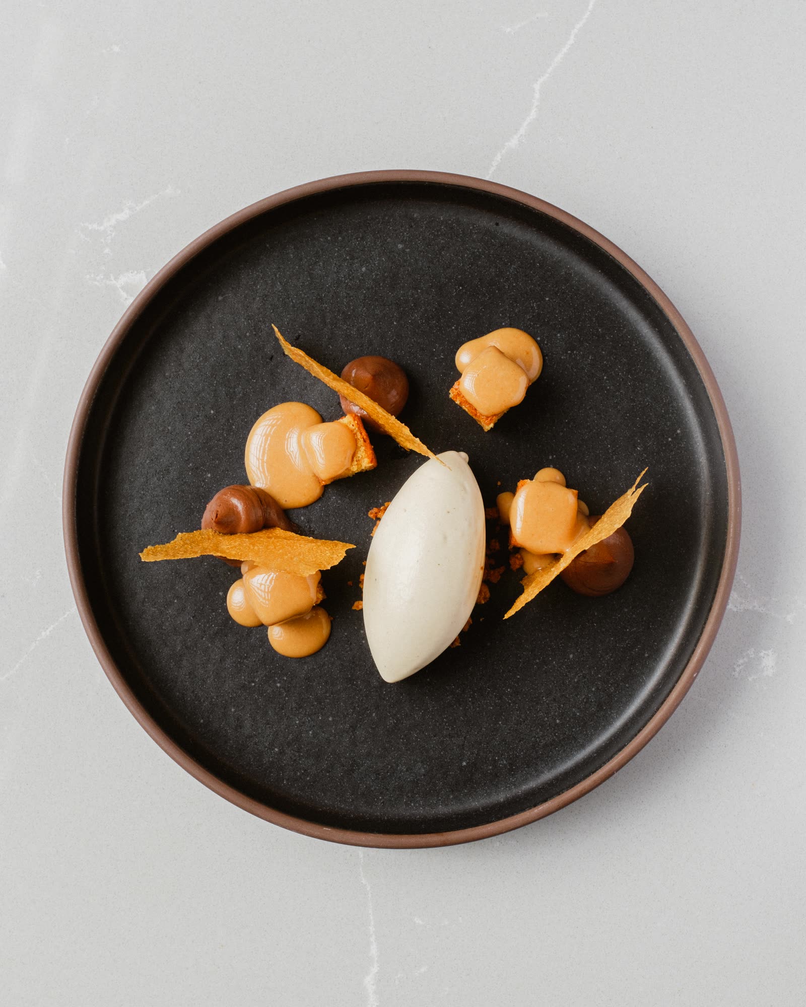 Plato del menú degustación de AQUA